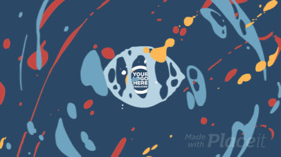 Colorful Intro Maker for a Logo Reveal Featuring Liquid Animations 