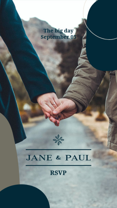 Instagram Story Maker for a Soon-to-Be-Married Couple 