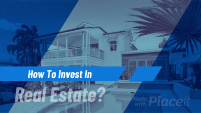 Slideshow Video Template for a Real Estate Ad