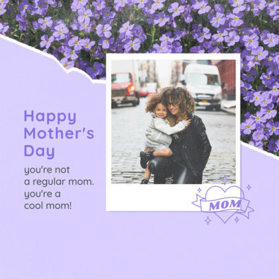 Instagram Post Generator Featuring a Mother's Day Theme and a Picture