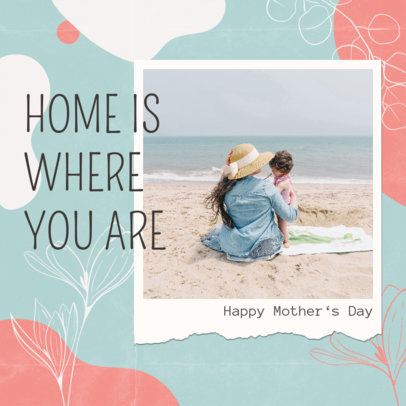 Mother's Day Instagram Post Creator with a Framed Picture