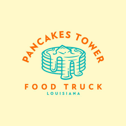 Logo Maker for a Pancake-Focused Food Truck