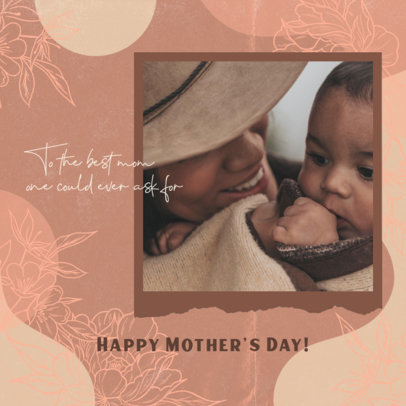 Instagram Post Creator with a Happy Mothers Day Quote
