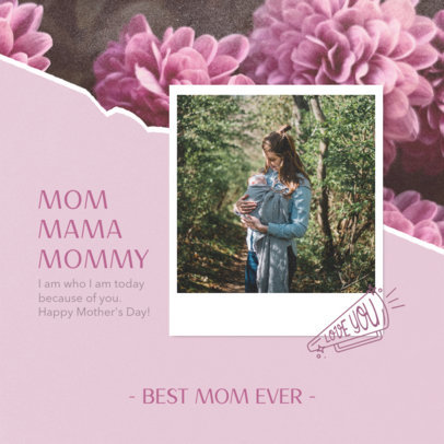 Instagram Post Design Creator with a Mother's Day Quote