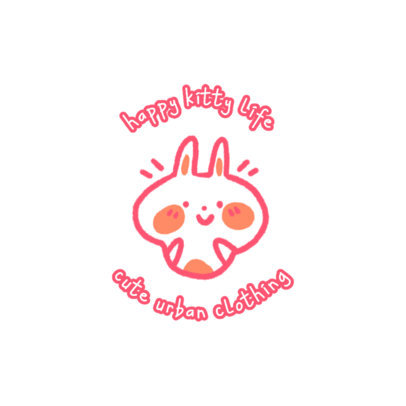 Kid's Apparel Logo Template Featuring a Cute Bunny Illustration 