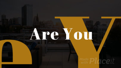 Classy Slideshow Video Template for a Real Estate Agency