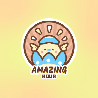 Logo Generator Featuring a Kawaii Chicken Graphic 