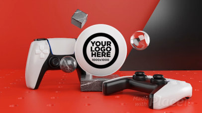 Intro Video Maker Featuring Gaming Controllers