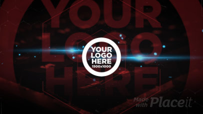 Intro Video Maker for Gamers Featuring a Futuristic Logo Reveal
