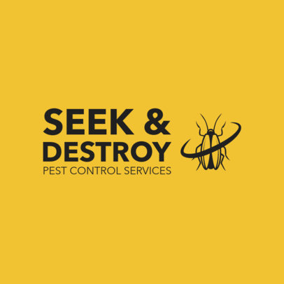 Online Logo Maker for an Extermination Services Company