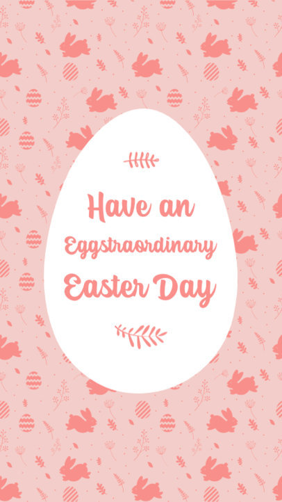 Instagram Story Design Template with an Easter Theme and Quotes