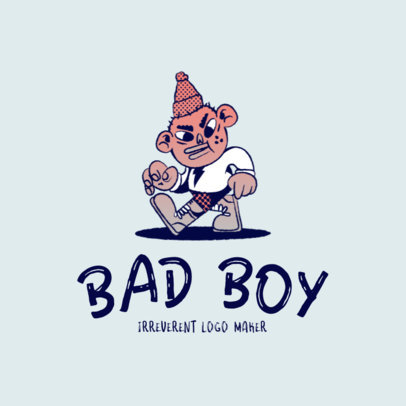 Streetwear Brand Logo Generator Featuring Irreverent Cartoon Characters