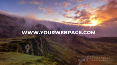 Dynamic Intro Video Maker Featuring Natural Landscapes