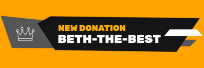 Twitch Alert Box Maker to Notify a New Donation