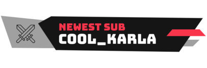 New Subscriber Twitch Alert Box Creator with a Modern Style