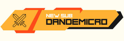 Twitch Alert Box Design Maker for a Gaming Streamer