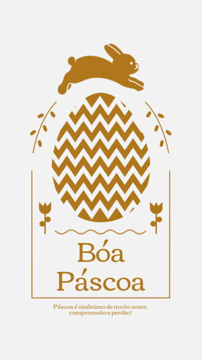 Instagram Story Creator with a Portuguese Quote About Easter 3693b-el1