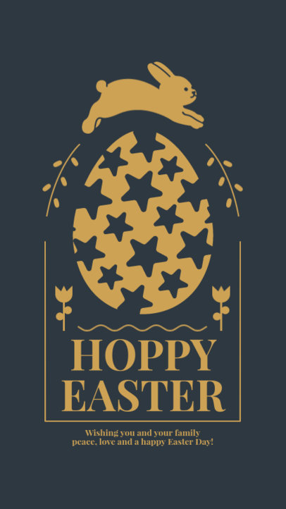 Simple Instagram Story Generator with an Easter-Themed Quote