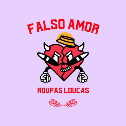 Crazy Logo Template for a Streetwear Clothing Brand