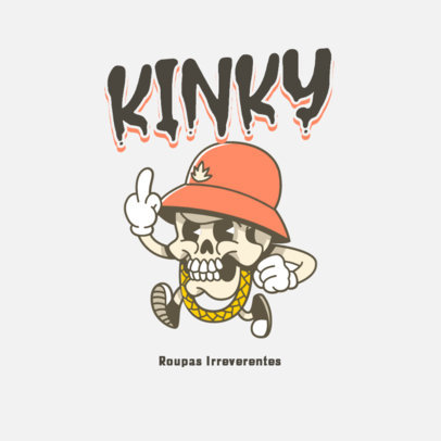 Fun Logo Template for an Irreverent Clothing Brand