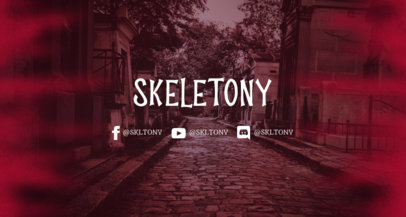 Twitch Banner Creator for Survival Horror Streamers with a Spooky Style 3493c