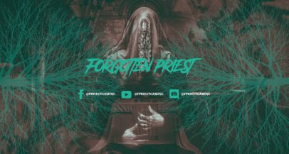 Twitch Banner Generator Featuring a Horrific Ghost 3493b