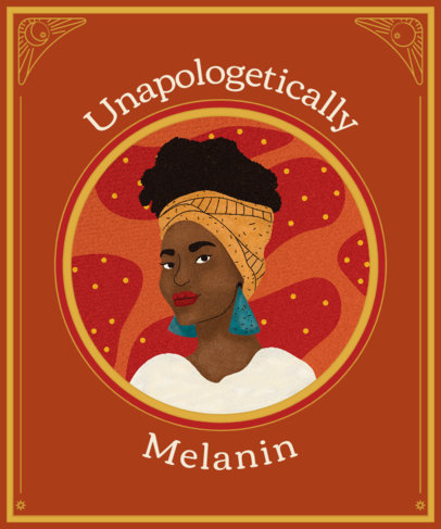 T-Shirt Design Generator for an Unapologetic Black Woman