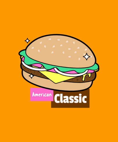 Hamburger T-Shirt Design Maker