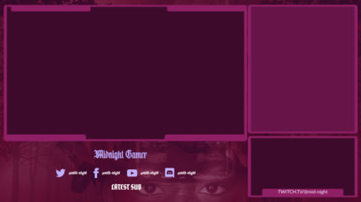 Horror Twitch Overlay Design Maker for Gaming Streamers