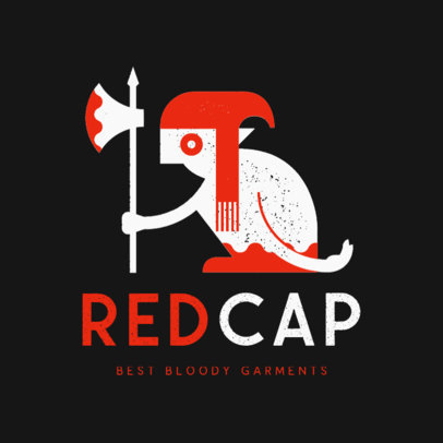 Clothing Brand Logo Maker Featuring an Illustration of a Goblin