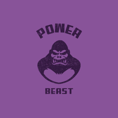 Logo Maker for Cool Clothing Brands Featuring a Gorilla Graphic