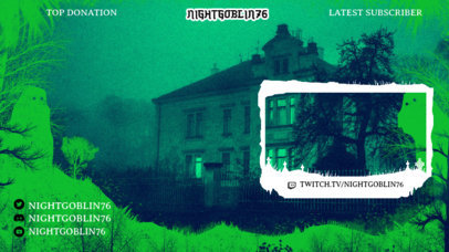Haunted Twitch Overlay Design Creator 