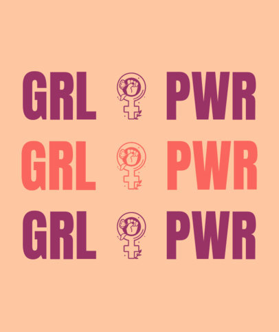 Tote Bag Design Template Featuring Feminist Quotes