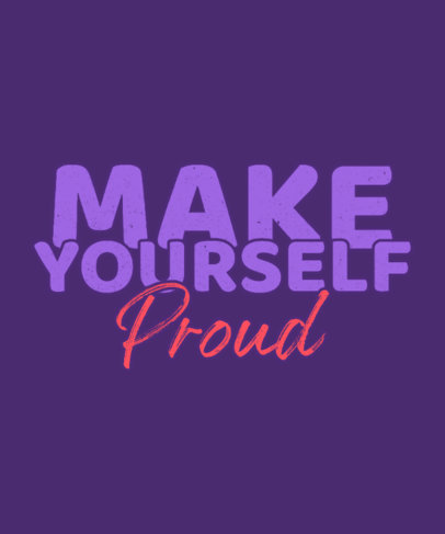 T-Shirt Design Generator Featuring a Quote and Modern Fonts 