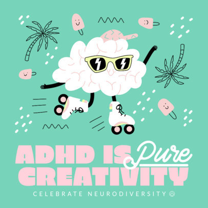 T-Shirt Design Creator Celebrating our Neurological Differences