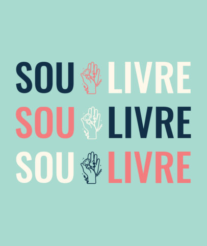 Feminist Tote Bag Design Creator Featuring a Quote in Portuguese