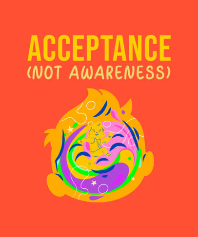 T-Shirt Design Generator for Autism Awareness Day