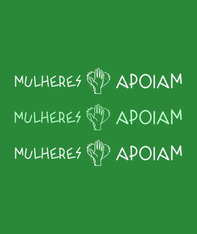 Feminist Tote Bag Design Creator with a Powerful Quote in Portuguese 3519i