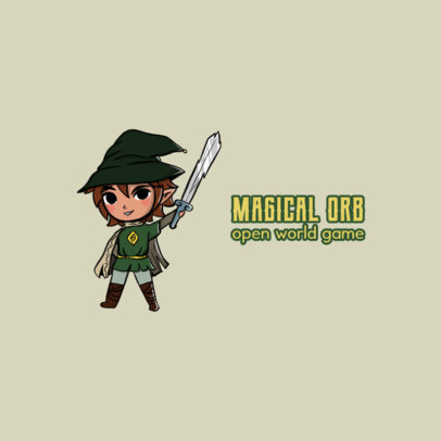 Gaming Logo Maker Inspired by The Legend of Zelda