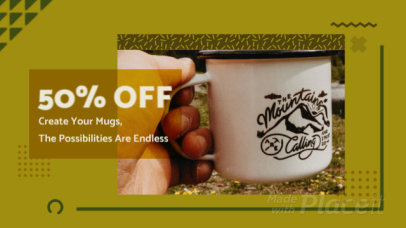 Slideshow Video Maker to Showcase Enamel Mug Designs 1797c-3066