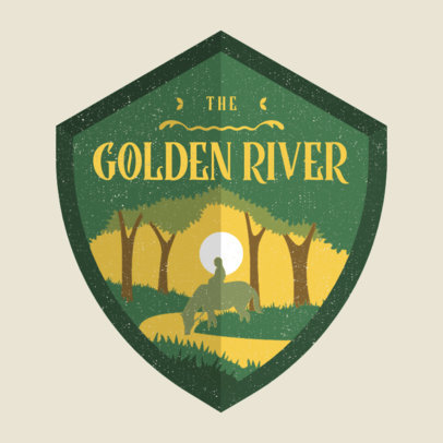 Zelda-Inspired Logo Maker for a Gaming Squad Featuring a Knight's Shield