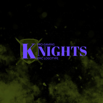 Gaming Typography Logo Generator Inspired by the Hyrule Knights