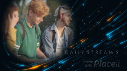 Intro Video Maker Featuring a Trippy Space Animation 2793-el1