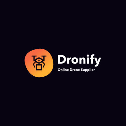 Dropshipping Logo Maker for an Online Drone Store