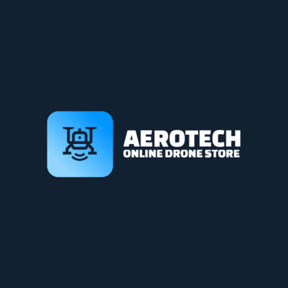 Tech Logo Maker for a Dropshipping Store Featuring a Drone Icon