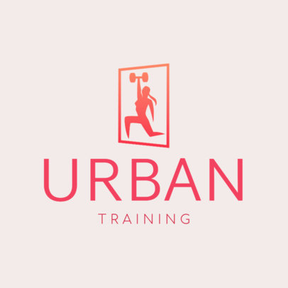 Logo Creator for a Fitness Centre Featuring a Gradient Icon