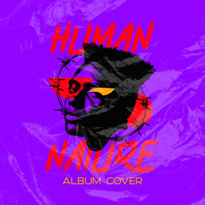 Album Cover Generator for Musicians Featuring Colorful Motives and Faces 4237