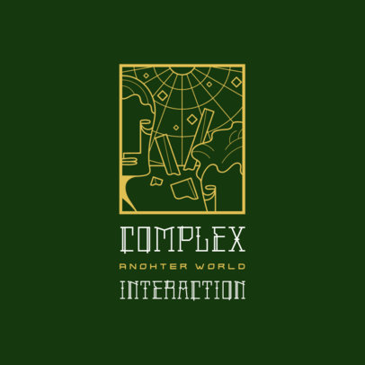 Logo Maker Featuring Stained Glass-Styled Illustrations 4235 