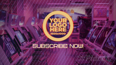 Intro Video Template with Retro Arcade Machines 2803-el1