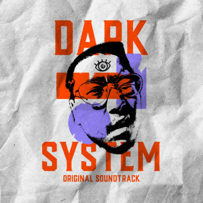 Album Cover Maker for a Music Project Featuring a Collage Style